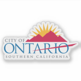 Logo of Ontario, California, USA Aufkleber