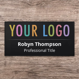Logo-Office für die Firma Black Acrylic Large Name Türschild