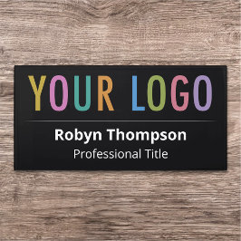 Logo-Office für die Firma Black Acrylic Large Name Türschild