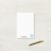 Logo-Office für Personalisierte Unternehmen Post-it Klebezettel (Auf Schreibtisch)