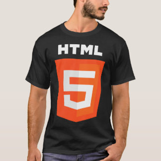 Logo-offizielles W3 W3C HTML 5 T-Shirt