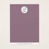 Logo-Ohrring + Halskette Schmuckkarte (Vorderseite)