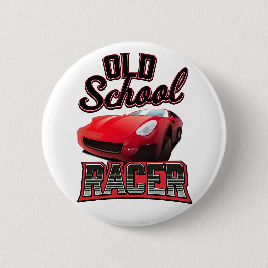 Logo "Old School Racing" Button (Vorderseite)