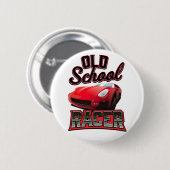 Logo "Old School Racing" Button (Vorne & Hinten)