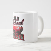 Logo "Old School Racing" Jumbo-Tasse (Vorderseite Rechts)