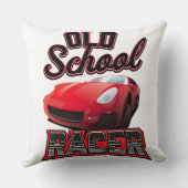 Logo "Old School Racing" Kissen (Rückseite)