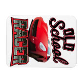 Logo "Old School Racing" Magnet (Horizontal)