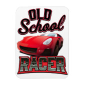 Logo "Old School Racing" Magnet (Vertikal)