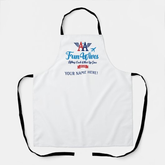 Logo "Om Fun Ehefrauen" Schürze (Vorderseite)