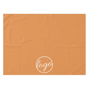 Logo-Orange für benutzerdefinierte Messen Tischdecke
