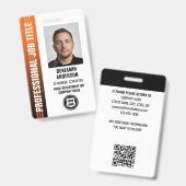 Logo "Orange" für das Foto "berufliche Mitarbeiter Ausweis (Vorder- & Rückseite)