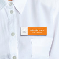 Logo Orange White Modern Minimalistisch Magnet Tit