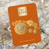 Logo-Orangenohrring-Schmuck-Foto QR-Display