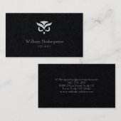 Logo Owl Bird Visitenkarte (Vorne/Hinten)