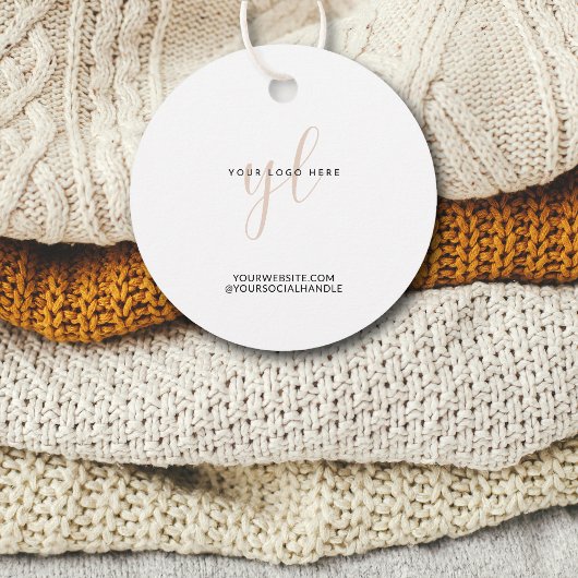 Logo-Packungsfirma für kleine Unternehmen Geschenkanhänger