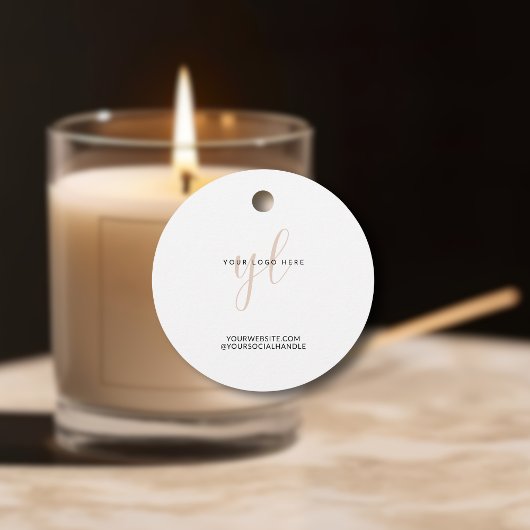 Logo-Packungsfirma für kleine Unternehmen Geschenkanhänger