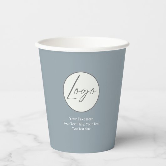 Logo-Papier-Becher Pappbecher (Vorderseite)