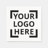 Logo-Papier Napkins Serviette (Vorderseite)