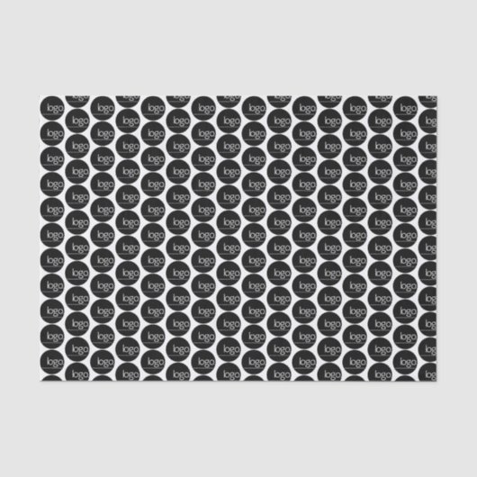 LOGO-PATTERN BUSINESS GIFT-PAKET SEIDENPAPIER (Vorderseite)
