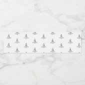 Logo Pattern Church Water Label Wasserflaschenetikett (Einzelnes Label)