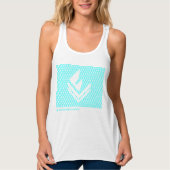 Logo-Pattern für Frauen Tank Top (Vorderseite)