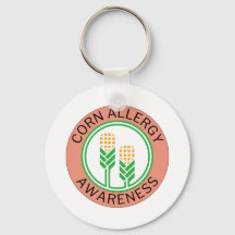 Logo "Peach Corn Allergity Awareness"
