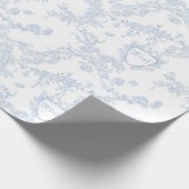 Logo Personalisieren Individuelles Monogramm Chino Geschenkpapier (Ecke)