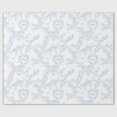 Logo Personalisieren Individuelles Monogramm Chino Geschenkpapier (Flach)