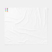 Logo Personalisiert Fleece Blankon für benutzerdef (Vorderseite (Horizontal))
