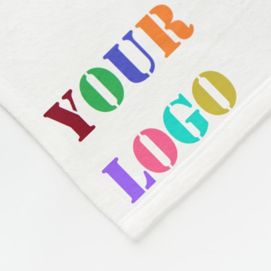 Logo Personalisiert Fleece Blankon für benutzerdef (Ecke)