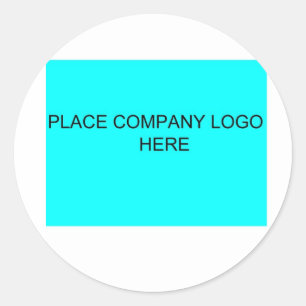 Logo Personalized Company Runder Aufkleber