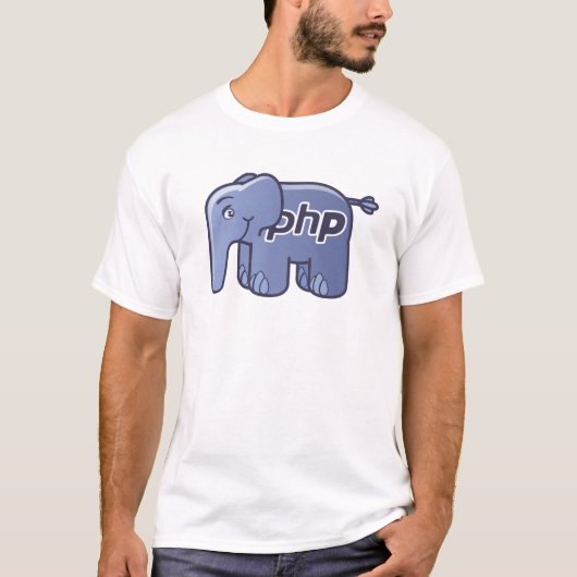 Logo PHP ElePHPant T-Shirt (Vorderseite)