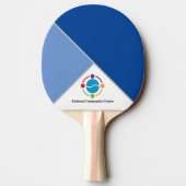 Logo Ping Pong Paddle Tischtennis Schläger (Rückseite)