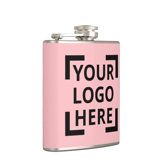 Logo-Pink Flachmann (Rechts)