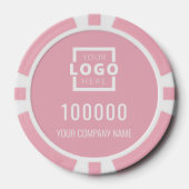 Logo-Pink Pokerchips (Vorderseite)