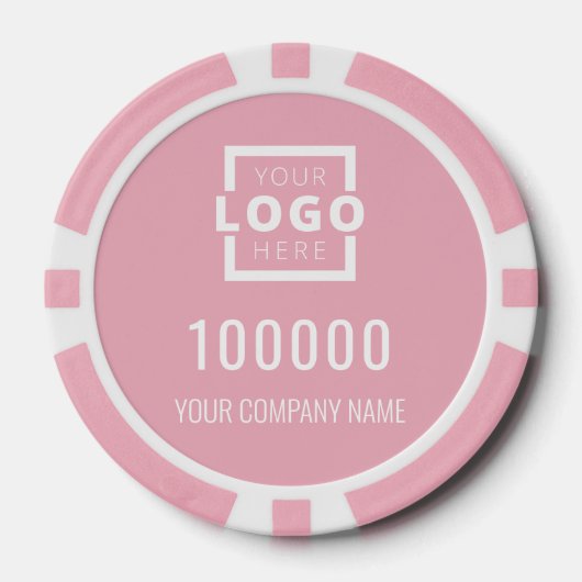 Logo-Pink Pokerchips (Vorderseite)
