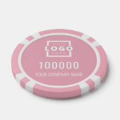Logo-Pink Pokerchips (Einzeln)