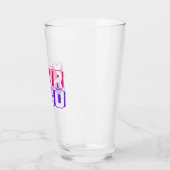 Logo-Pint-Glas mit Ihrem Logo Glas (Links)