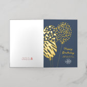 Logo Playful Balloons Dusty Blue Business Birthday (Äußere Ablage)