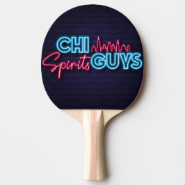 Logo Pong Paddle Tischtennis Schläger