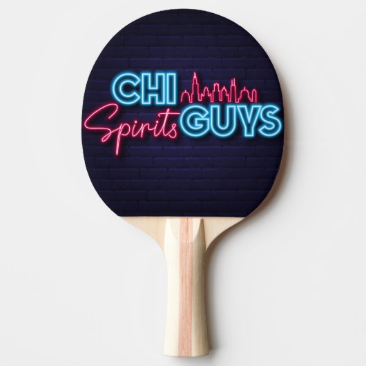 Logo Pong Paddle Tischtennis Schläger (Vorderseite)