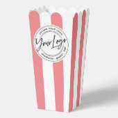 Logo-Popcorn für besondere Veranstaltungen Geschenkschachtel (Rückseite)