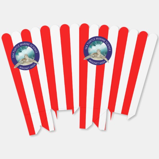 Logo-Popcorn für besondere Veranstaltungen Geschenkschachtel (Ungeklappt)