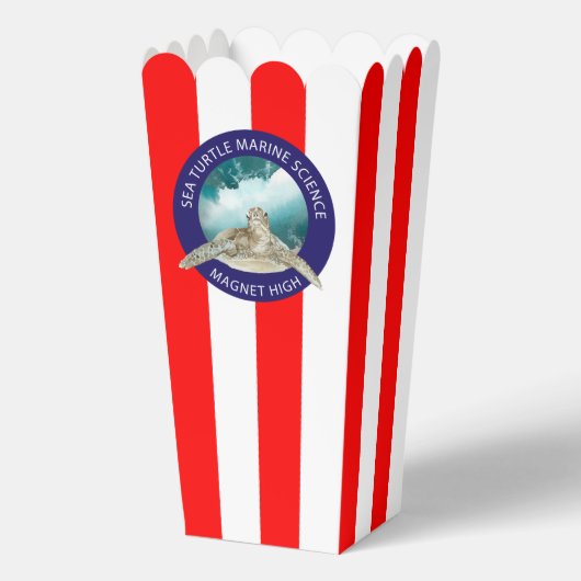 Logo-Popcorn für besondere Veranstaltungen Geschenkschachtel (Vorderseite)