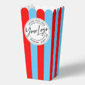 Logo-Popcorn für besondere Veranstaltungen Geschenkschachtel (Vorderseite)