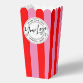 Logo-Popcorn für besondere Veranstaltungen Geschenkschachtel (Rückseite)