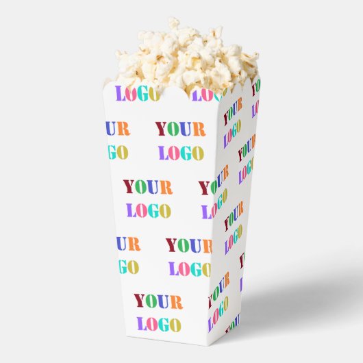 Logo-Popcornbox für Ihr Unternehmen anpassen Geschenkschachtel (Geplatzt)