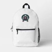 Logo-Position 1 Bedruckter Rucksack (Vorderseite)