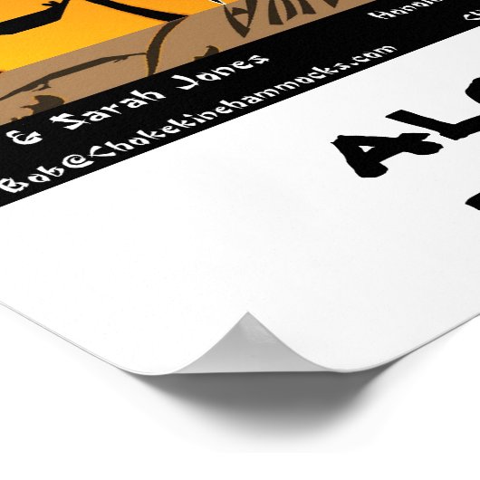 Logo-Poster des Unternehmens Poster (Ecke)