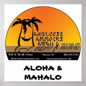 Logo-Poster des Unternehmens Poster (Vorne)